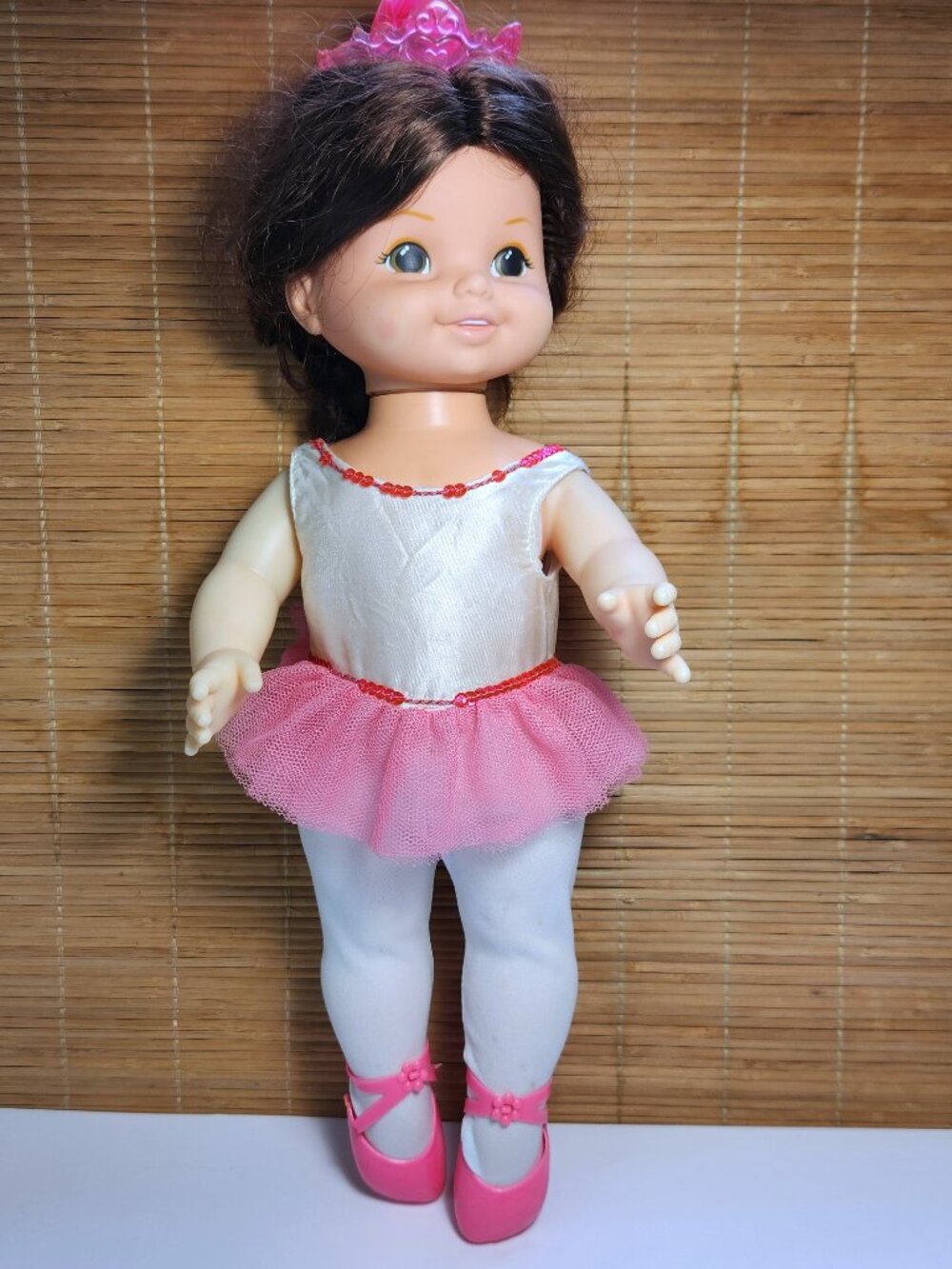 Vintage 1978 Mattel Dancerella Ballerina Doll Complete Tutu Tiara Works